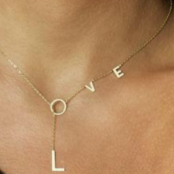 NYC Sterling Jewelry - NYC Sterling Lariat Love Necklace